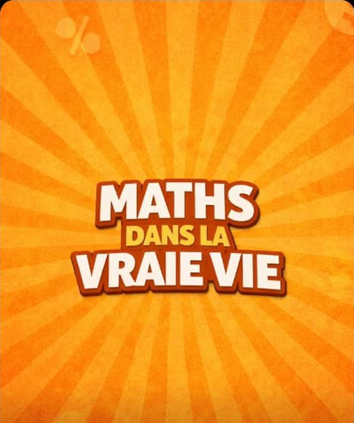 Les maths dans la vraie vie